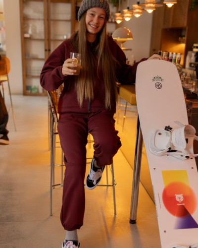 Костюм КАРТЕЛЬБ / Sopka ПОСЛЕ КАТАНИЯ / портвейн женский. Собери свой комплект