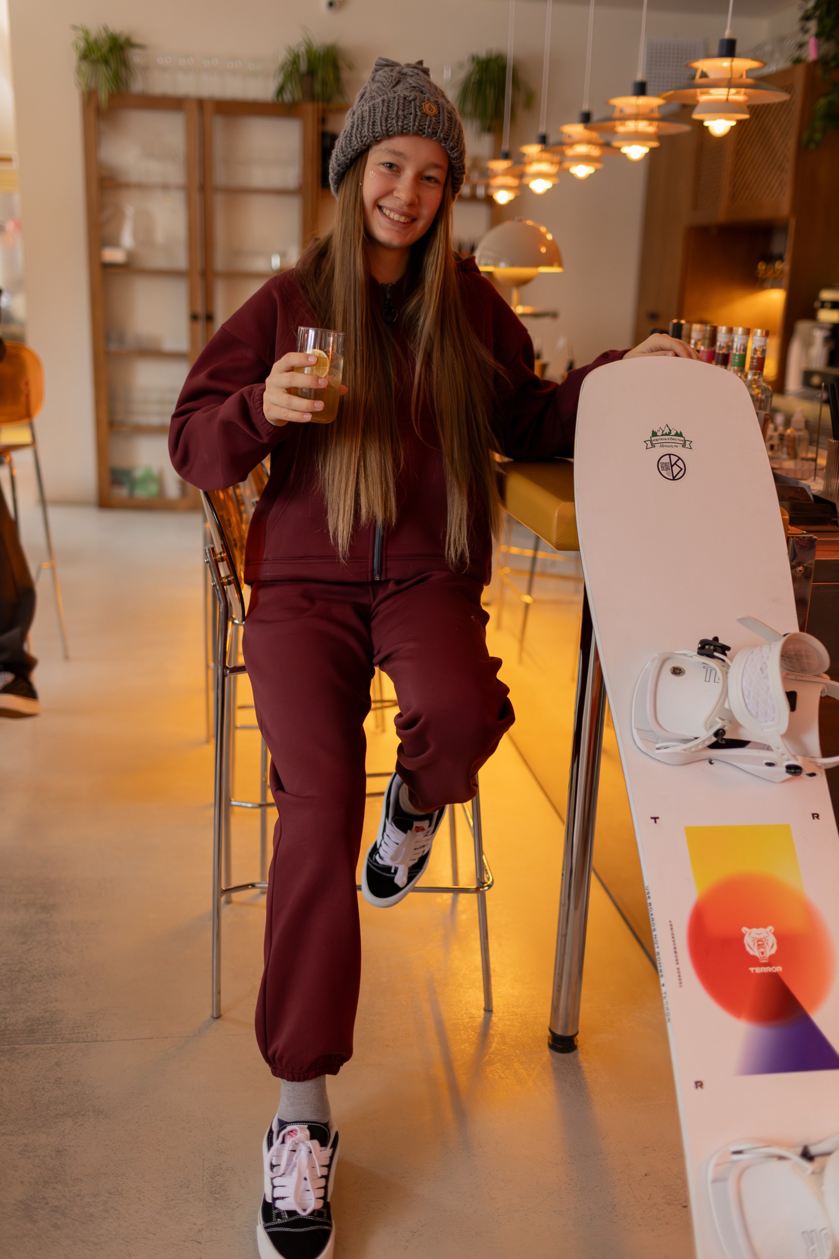 Костюм КАРТЕЛЬБ / Sopka ПОСЛЕ КАТАНИЯ / портвейн женский. Собери свой комплект