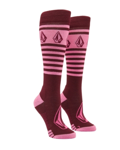 VOLCOM носки K6352501 STRIKER WOOL BLEND BURGUNDY