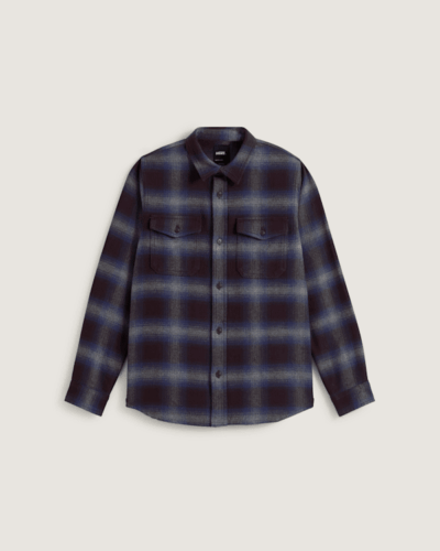 Vans рубашка VN000PWEF0L1 Bixby Plaid Flannel Dark Port/Pewte