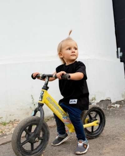 КАРТЕЛЬБ / футболка / черный монохром / детск