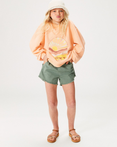 ROXY ERGFT03926 – LINEUP CREW RG TERRY – толстовка – PEACH PARFAIT