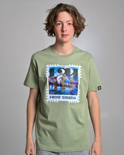 I’m from Siberia / футболка “Времена года” / оливковый