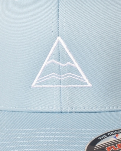 КАРТЕЛЬБ / бейсболка Flexfit 6277 / голубой, вышивка белый лого △