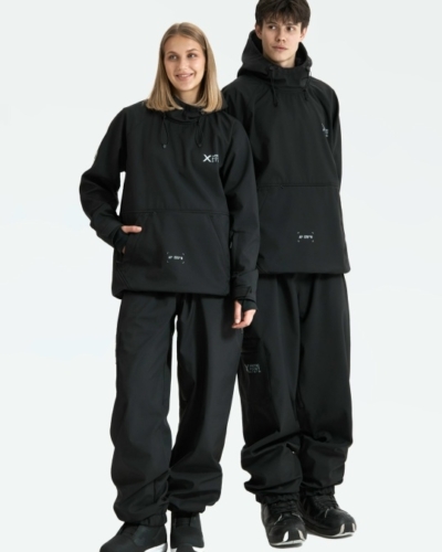 XVOYA анорак укороченный AP Obsidian софтшел / черный