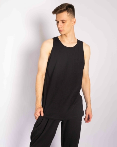 КАРТЕЛЬБ / майка с карманом / черный