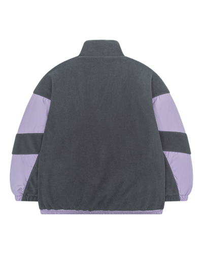 YSH Куртка флис YMKASHIX Ranger серый/пурпурный