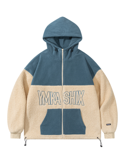 YSH Худи YMKASHIX Little Lamb Zip бежевый / синий