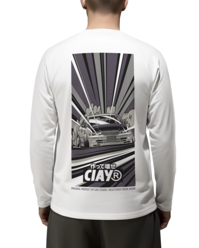 Лонгслив CIAY Mark attack wht