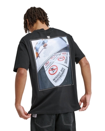 DC SHOES EDYZT04413 / NO SKATEBOARD / футболка / BLACK