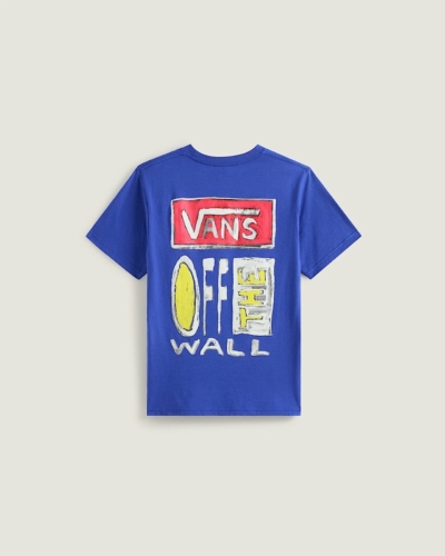 VANS футболка VN000TC9FRX1 Vans On Canvas SS Royal Cobalt