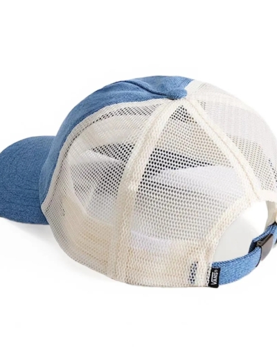 VANS кепка VN000T20CDX1 Marked Jockey Trucker STONEWASH/BLUE