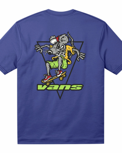 VANS футболка VN000VWBFRX1 Rad Rat SS Royal Cobalt