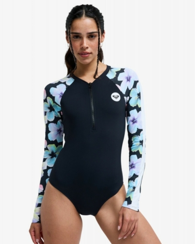 ROXY ERJWR03927 / ACTIVE / купальник рашгард / GRAY