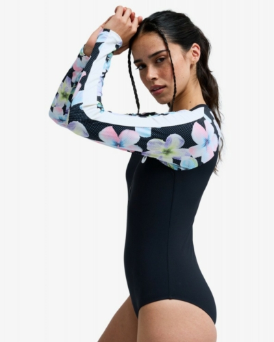 ROXY ERJWR03927 / ACTIVE / купальник рашгард / GRAY