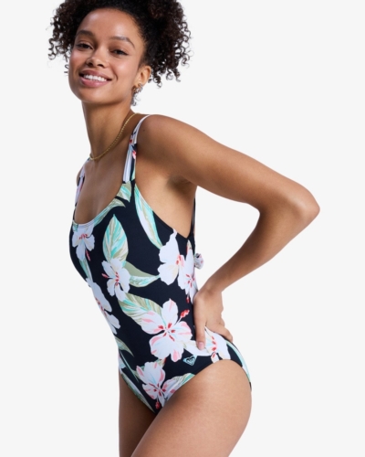 ROXY ERJX103807 / ESSENTIALS / купальник / BLACK FLO