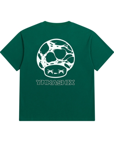 YSH Футболка Ymkashix 8bit mushroom kelp темно зеленый